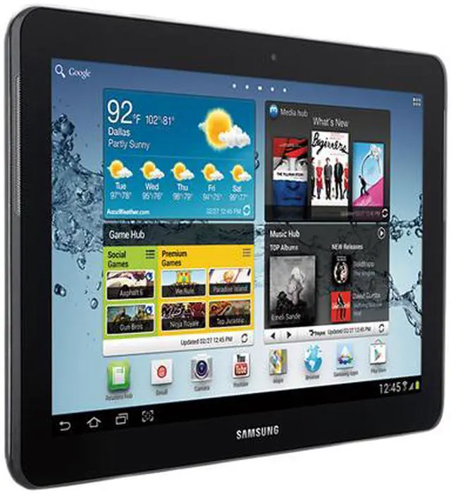 Alt view image 3 of 4 - SAMSUNG Galaxy Tab 2 (10.1) TI OMAP4430 1GB Memory 16GB 10.1" Tablet PC - Titanium Silver Android 4.0 (Ice Cream Sandwich) WiFi