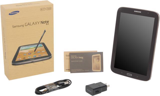 Alt view image 9 of 9 - SAMSUNG Galaxy Note 8.0 (GT-N5110NKYXAR) 2GB Memory 8.0" 1280 x 800 Tablet - Wi-Fi Version Android 4.1 (Jelly Bean) Black-Brown
