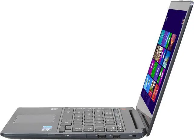 Alt view image 2 of 8 - SAMSUNG ATIV Book 5 Intel Core i5 3337U (1.80GHz) 4GB 14" Touchscreen Ultrabook Mineral Ash Black (NP540U4E-K01US)
