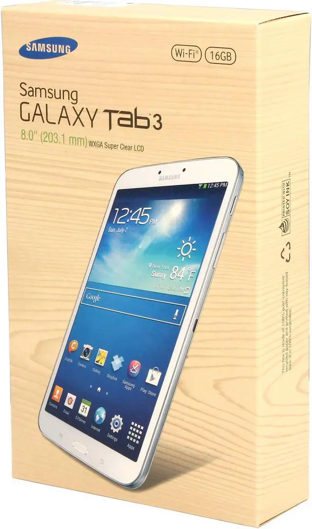 Alt view image 4 of 4 - Samsung Galaxy Tab 3 8.0 – 16GB Flash Storage 1.5GB RAM 8” Android Tablet - White