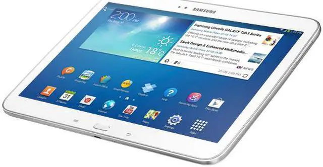Alt view image 4 of 5 - SAMSUNG Galaxy Tab 3 10.1 Intel Atom Z2560 1GB Memory 16GB 10.1" Touchscreen Tablet Android 4.2 (Jelly Bean)