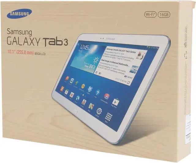 Alt view image 5 of 5 - SAMSUNG Galaxy Tab 3 10.1 Intel Atom Z2560 1GB Memory 16GB 10.1" Touchscreen Tablet Android 4.2 (Jelly Bean)