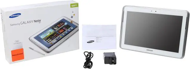 Alt view image 8 of 8 - Samsung Galaxy Note 10.1 Android Tablet with 1.4Ghz Quad Core CPU, 2GB Memory, 16GB Internal Storage, S Pen, Bluetooth 4.0, MicroSD (MicroSDHC) Slot,  Android 4.1 (Jelly Bean)