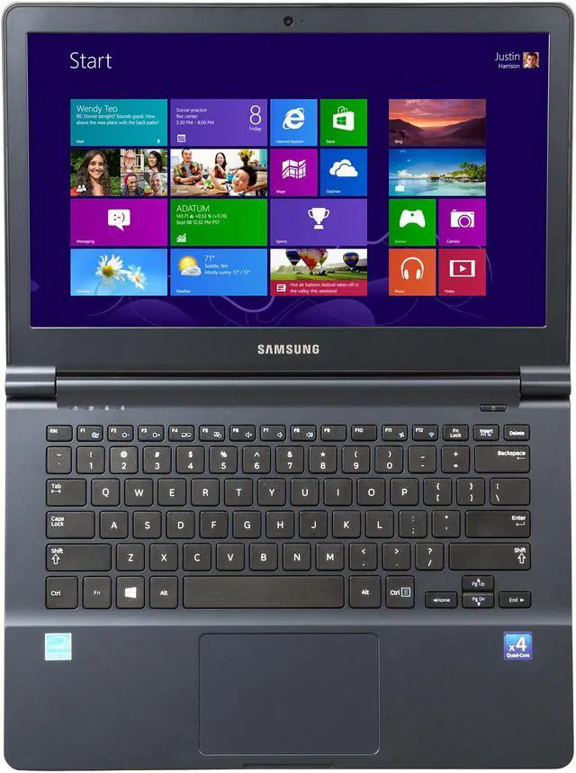 Alt view image 6 of 8 - SAMSUNG ATIV Book 9 Lite NP905S3G-K02US Notebook (A Grade Samsung Recertified) Quad-Core Processor 1.40GHz 4GB Memory 128GB SSD AMD Radeon HD 8250 13.3" Windows 8 Pro 64-Bit - Factory Refurb