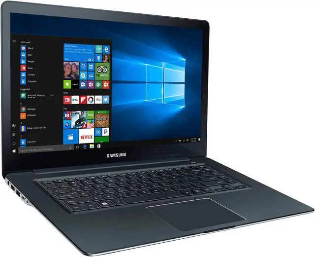 Alt view image 2 of 9 - SAMSUNG Notebook 9 Pro - 15.6" 4K / UHD NVIDIA GeForce GTX 950M - Intel Core i7-6700HQ  - 8 GB LPDDR3 Memory - 256 GB SSD - Windows 10 Home - Gaming Laptop - (NP940Z5L-X01US )