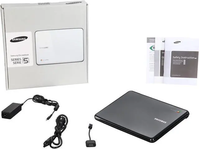 Alt view image 8 of 8 - SAMSUNG Chromebook (Wi-Fi + 3G) Intel Atom N570 2GB Memory 16GB SSD 12.1" Non-Touch Screen Chrome OS XE500C21-HZ2ES