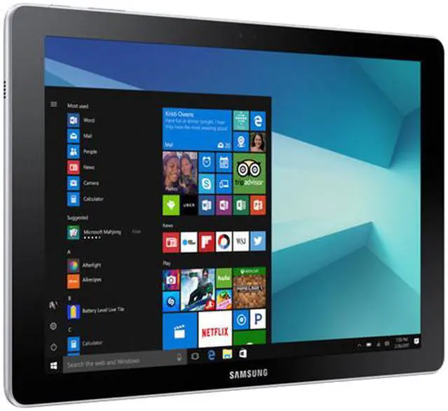 Alt view image 3 of 20 - SAMSUNG Galaxy Book SM-W620NZKBXAC Dual Core Processor 1.00 GHz 4 GB Memory 64 GB SSD 10.6" Touchscreen 1920 x 1280 Detachable 2-in-1 Laptop Windows 10 Home
