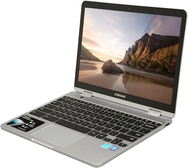 Alt view image 2 of 10 - SAMSUNG Chromebook Plus Chromebook Intel Celeron 3965Y 4GB Memory 32 GB eMMC SSD 12.2" Chrome OS XE520QAB-K01US