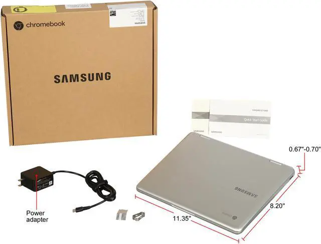 Alt view image 8 of 10 - SAMSUNG Chromebook Plus Chromebook Intel Celeron 3965Y 4GB Memory 32 GB eMMC SSD 12.2" Chrome OS XE520QAB-K01US