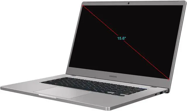Alt view image 2 of 2 - SAMSUNG Chromebook 4 + Chromebook Intel Celeron N4000 6 GB LPDDR4 Memory 64 GB eMMC SSD 15.6" Non-Touch Screen Chrome OS XE350XBA-K03US