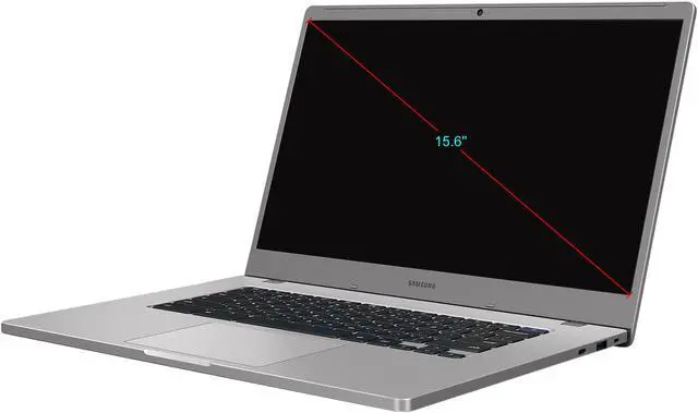 Alt view image 2 of 2 - SAMSUNG Chromebook 4 + Chromebook Intel Celeron N4000 4 GB LPDDR4 Memory 32 GB eMMC SSD 15.6" Non-Touch Screen Chrome OS XE350XBA-K01US