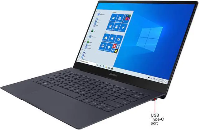 Alt view image 2 of 11 - SAMSUNG Laptop Galaxy Book S NP767XCM-K01US Intel Core i5 L16G7 (1.40 GHz) 8 GB Memory 256 GB eUFS Intel UHD Graphics 13.3" Touchscreen Windows 10 Home Mercury Gray