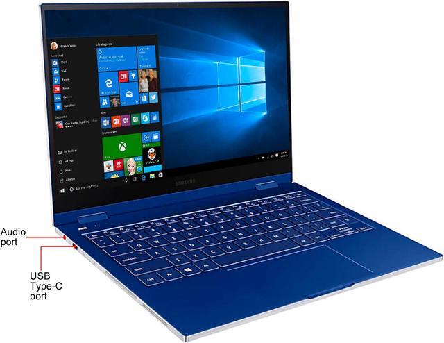 Alt view image 5 of 7 - SAMSUNG Galaxy Book Flex NP930QCG-K01US Intel Core i7 10th Gen 1065G7 (1.30 GHz) 8 GB Memory 512 GB SSD Intel Iris Plus Graphics 13.3" Convertible 2-in-1 Laptop Windows 10 Home 64-bit Royal Blue