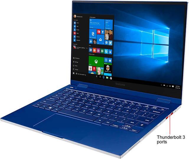 Alt view image 7 of 7 - SAMSUNG Galaxy Book Flex NP930QCG-K01US Intel Core i7 10th Gen 1065G7 (1.30 GHz) 8 GB Memory 512 GB SSD Intel Iris Plus Graphics 13.3" Convertible 2-in-1 Laptop Windows 10 Home 64-bit Royal Blue