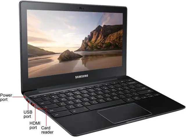 Alt view image 6 of 8 - SAMSUNG Chromebook 2 XE503C12-K01US Chromebook Samsung Exynos 5 5420 1.90 GHz 4 GB Memory 16 GB eMMC 11.6" Chrome OS