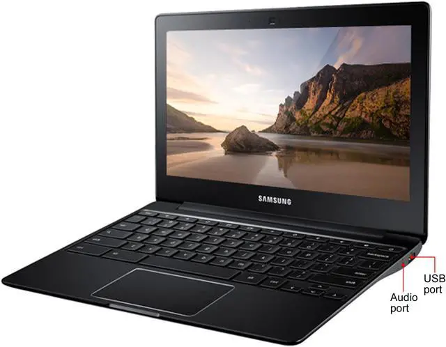 Alt view image 4 of 8 - SAMSUNG Chromebook 2 XE503C12-K01US Chromebook Samsung Exynos 5 5420 1.90 GHz 4 GB Memory 16 GB eMMC 11.6" Chrome OS