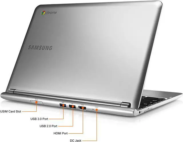 Alt view image 3 of 10 - Samsung Chromebook XE303C12-A01 11.6" Exynos 5250 (1.70 GHz) 2 GB Memory 16 GB SSD Chrome OS