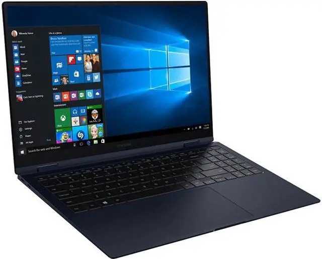 Main image of SAMSUNG Galaxy Book Pro 360 Intel Core i7-1165G7 8GB Memory 512 GB SSD Intel Iris Xe Graphics 15.6" Touchscreen 1920 x 1080 2-in-1 Laptop Windows 10 Home NP950QDB-KB2CA