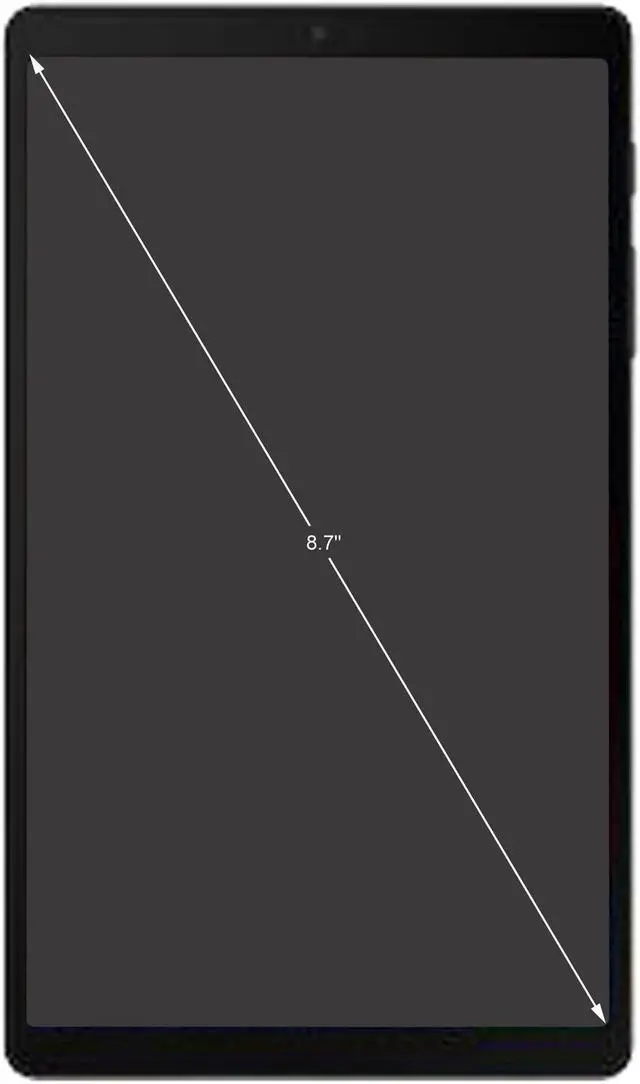 Alt view image 2 of 9 - SAMSUNG Galaxy Tab A7 Lite LTE SM-T227UZAAXAC Octa-Core 3 GB Memory 32 GB Flash Storage 8.7" 1340 x 800 Tablet PC Android Gray