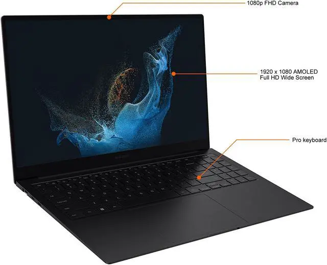 Alt view image 4 of 11 - SAMSUNG Laptop Galaxy Book2 Pro Intel Core i7-1260P 16 GB LPDDR5 Memory 512 GB PCIe SSD Intel Iris Xe Graphics 15.6" Windows 11 Home 64-bit NP950XED-KA1US
