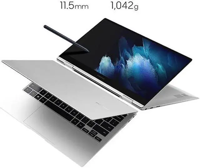Alt view image 7 of 7 - SAMSUNG Galaxy Book Pro 360 NP930QDB-KF3CA Intel Core i7 11th Gen 1165G7 (2.80GHz) 8GB Memory 512 GB NVMe SSD Intel Iris Xe Graphics 13.3" Touchscreen 1920 x 1080 Convertible 2-in-1 Laptop Windows 11 Home 64-bit