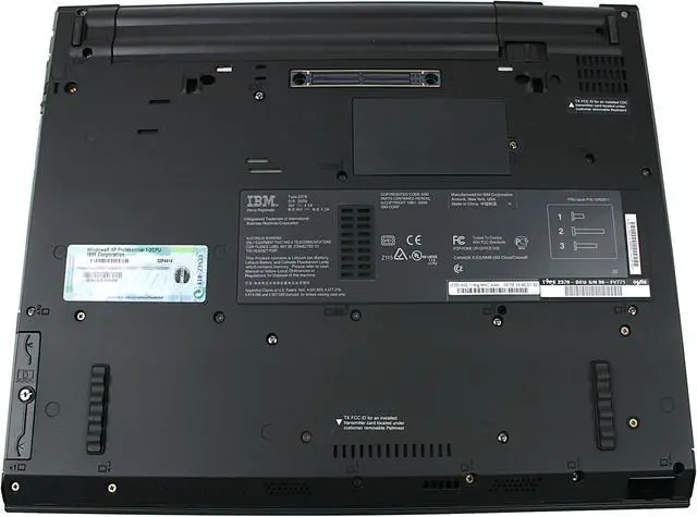 Alt view image 8 of 9 - IBM Laptop ThinkPad 1.70GHz 512MB Memory 40GB HDD ATI Mobility Radeon 7500 15.0" Windows XP Professional T42