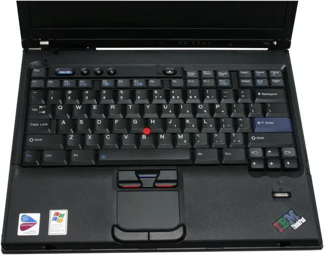 Alt view image 4 of 13 - ThinkPad T Series 14.1" Intel Pentium M 740 512MB Memory DDR2 533 Windows XP Professional 1875DLU