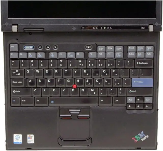 Alt view image 4 of 11 - ThinkPad Laptop R Series Intel Pentium M LV 738 256MB Memory 40GB HDD Intel Extreme Graphics 2 14.1" Windows XP Home R51(2887CU2)