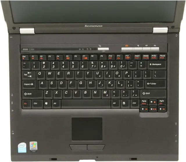 Alt view image 4 of 12 - Lenovo Laptop 3000 C Series Intel Celeron M 420 512MB Memory 40GB HDD Intel GMA 950 15.0" Windows XP Home C200(89222FU)