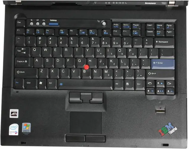 Alt view image 4 of 11 - ThinkPad T Series 15.0" Intel Core Duo T2400 512MB Memory Windows XP Professional 200759U