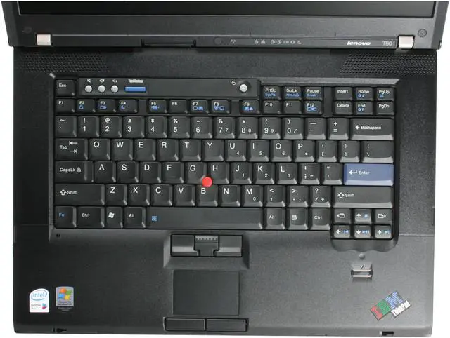 Alt view image 4 of 12 - ThinkPad Laptop T Series Intel Core 2 Duo T5500 512MB Memory 80GB HDD Intel GMA 950 15.4" Windows XP Professional T60(637174U)