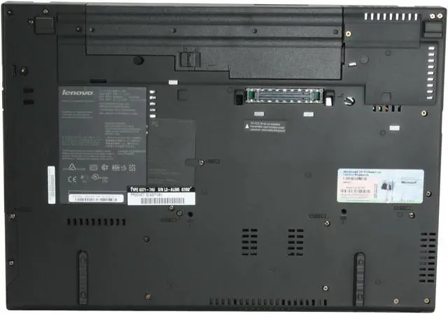 Alt view image 10 of 12 - ThinkPad Laptop T Series Intel Core 2 Duo T5500 512MB Memory 80GB HDD Intel GMA 950 15.4" Windows XP Professional T60(637174U)