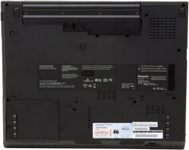 Alt view image 11 of 13 - ThinkPad Laptop R Series Intel Celeron M 420 512MB Memory 60GB HDD Intel GMA 950 15.0" Windows XP Professional R60e (06573AU)
