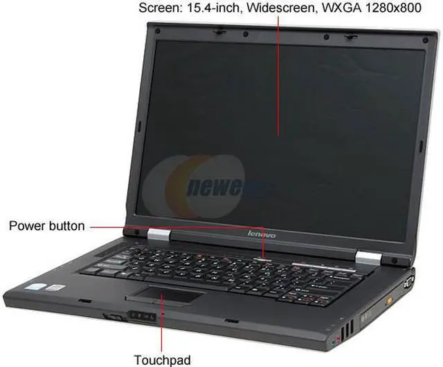 Alt view image 4 of 13 - Lenovo Laptop 3000 N Series Intel Pentium T2060 1GB Memory 80GB HDD Intel GMA 950 15.4" Windows XP Professional N100(0768EKU)