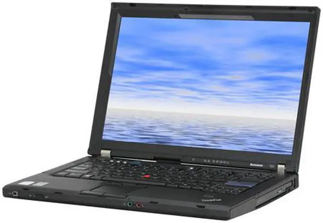 Main image of ThinkPad Laptop T Series Intel Core 2 Duo T7300 1GB Memory 120GB HDD Intel GMA X3100 14.1" Windows XP Professional T61 (765803U)