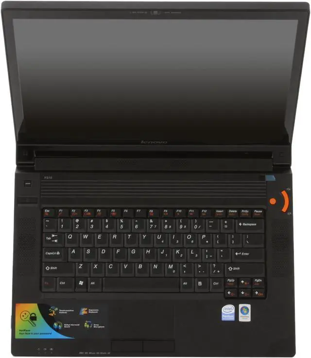 Alt view image 9 of 14 - Lenovo Laptop IdeaPad Intel Pentium T2370 2GB Memory 160GB HDD Intel GMA X3100 15.4" Windows Vista Home Premium Y510(59013791)