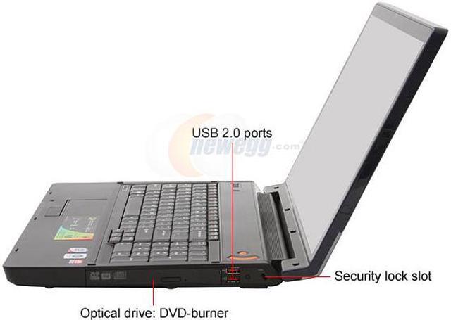 Alt view image 2 of 14 - Lenovo Laptop IdeaPad Intel Core 2 Duo T5550 3GB Memory 250GB HDD ATI Mobility Radeon HD 2600 17.0" Windows Vista Home Premium Y710(59013787)