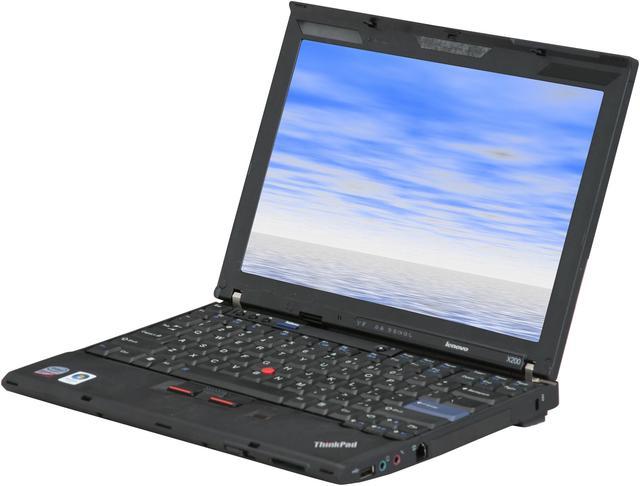 ThinkPad Laptop X Series Intel Core 2 Duo P8600 2GB Memory 160GB HDD Intel  GMA 4500MHD 12.1