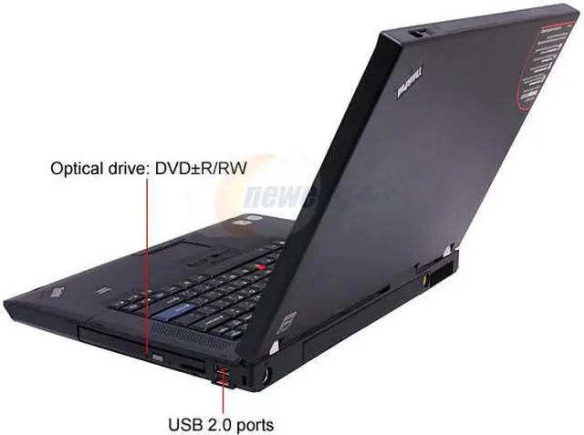 Alt view image 3 of 15 - ThinkPad Laptop R Series Intel Core 2 Duo T5750 2GB Memory 160GB HDD Intel GMA X3100 15.4" Windows XP Professional R61i(8932H2U)