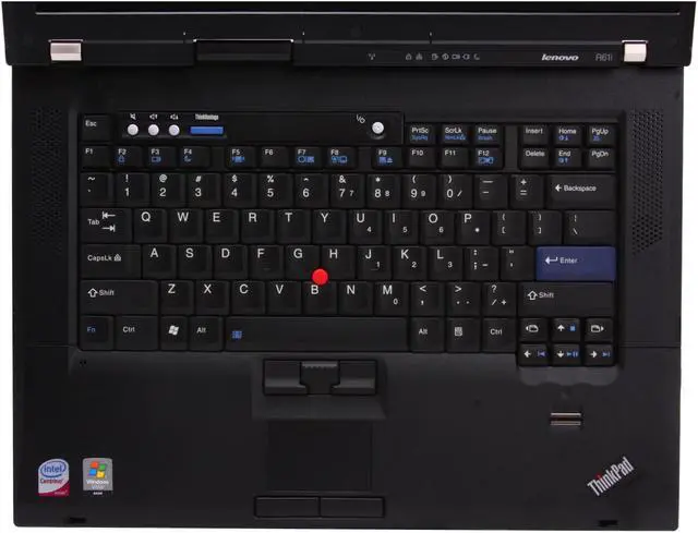 Alt view image 9 of 15 - ThinkPad Laptop R Series Intel Core 2 Duo T5750 2GB Memory 160GB HDD Intel GMA X3100 15.4" Windows XP Professional R61i(8932H2U)