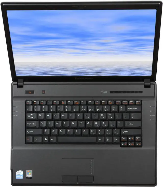 Alt view image 11 of 12 - Lenovo Laptop 3000 N Series Intel Pentium T3400 1GB Memory 160GB HDD Intel GMA 4500M 15.4" Preloaded with Windows XP Pro and comes with Vista Business upgrade media and product key N500(42336BU)