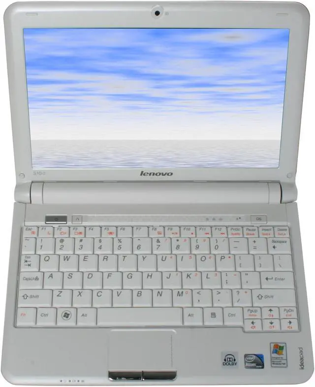 Alt view image 6 of 8 - Lenovo IdeaPad S10-2 (2957L3U) White Intel Atom N270(1.60 GHz) 10.1" WSVGA 1GB Memory 160GB HDD Netbook