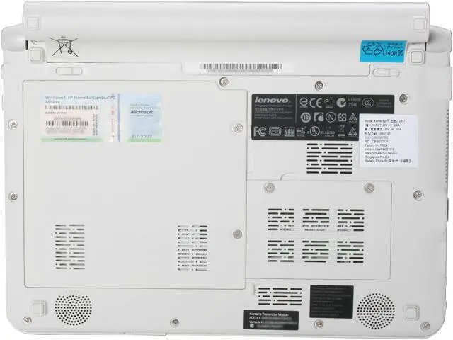 Alt view image 7 of 8 - Lenovo IdeaPad S10-2 (2957L3U) White Intel Atom N270(1.60 GHz) 10.1" WSVGA 1GB Memory 160GB HDD Netbook