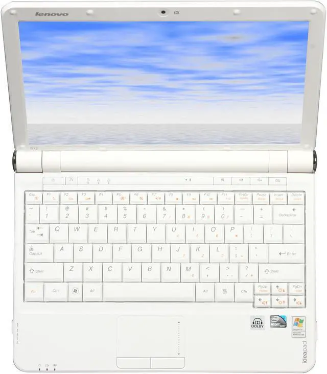 Alt view image 6 of 8 - Lenovo IdeaPad S12 (295933U) White Intel Atom N270(1.60 GHz) 12.1" WXGA 1GB Memory 160GB HDD Netbook