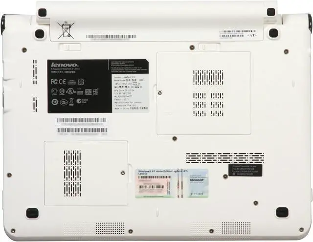 Alt view image 7 of 8 - Lenovo IdeaPad S12 (295933U) White Intel Atom N270(1.60 GHz) 12.1" WXGA 1GB Memory 160GB HDD Netbook