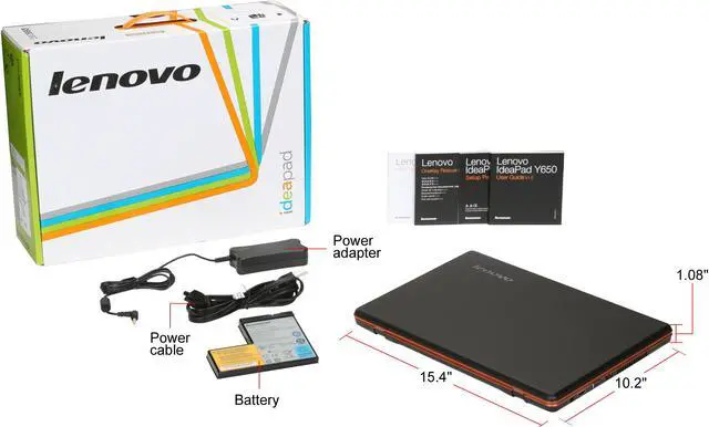 Alt view image 8 of 8 - Lenovo Laptop IdeaPad Intel Core 2 Duo P8700 4GB Memory 320GB HDD Intel GMA 4500MHD 16.0" Windows Vista Home Premium Y650 (4185-55U)