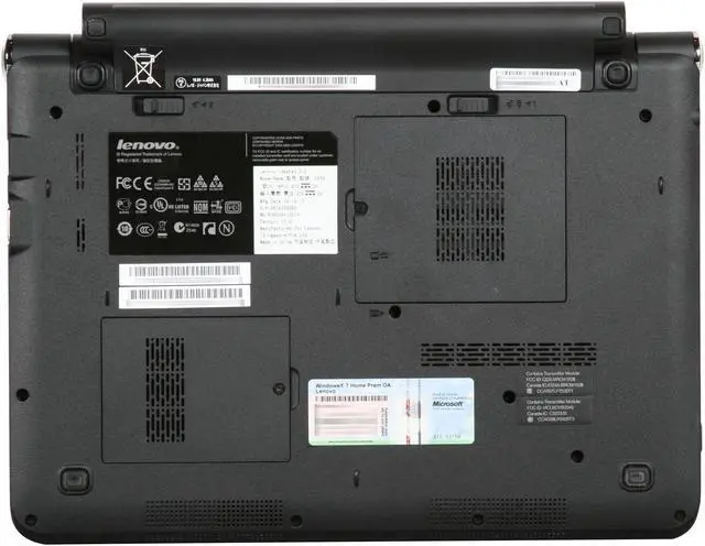 Alt view image 7 of 8 - Lenovo IdeaPad S12(29595DU) Black Intel Atom N270(1.60 GHz) 12.1" WXGA 2GB Memory 250GB HDD Netbook