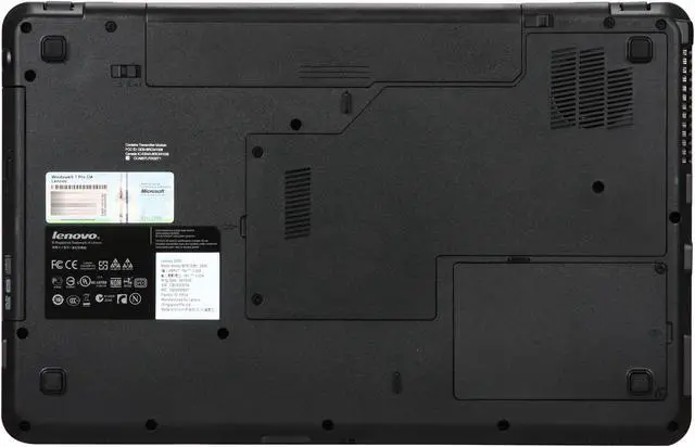 Alt view image 7 of 8 - Lenovo Laptop Intel Pentium T4300 3GB Memory 250GB HDD Intel GMA 4500M 15.6" Windows 7 Professional / XP Professional downgrade Windows XP Professional preinstalled G550(2958-A5U)
