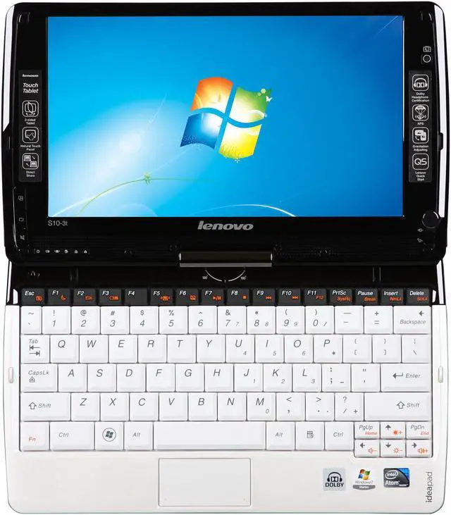 Alt view image 6 of 10 - Lenovo IdeaPad S10-3t(065137U) 1GB Memory 10.1" 1024 x 600 Tablet PC Windows 7 Starter