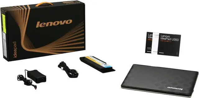 Alt view image 8 of 8 - Lenovo Laptop IdeaPad Intel Pentium SU4100 3GB Memory 250GB HDD Intel GMA 4500MHD 13.3" Windows 7 Home Premium U350(29634GU)